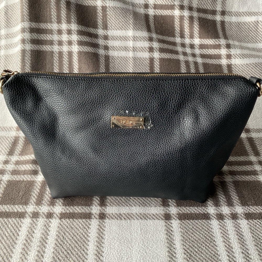 BCBG Paris Black Faux Leather